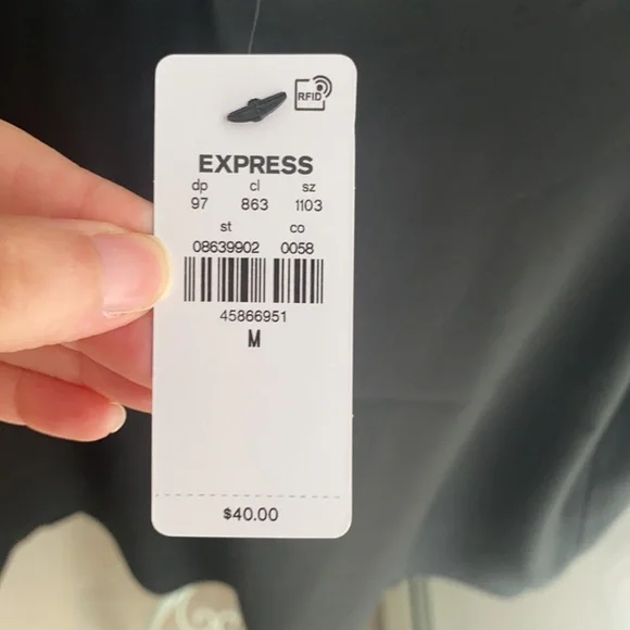 NWT! EXPRESS Satin V-Neck Downtown Cami - Picture 7 of 8